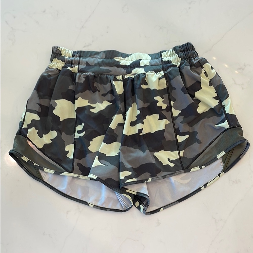 Lululemon Camo Print Women's Shorts
